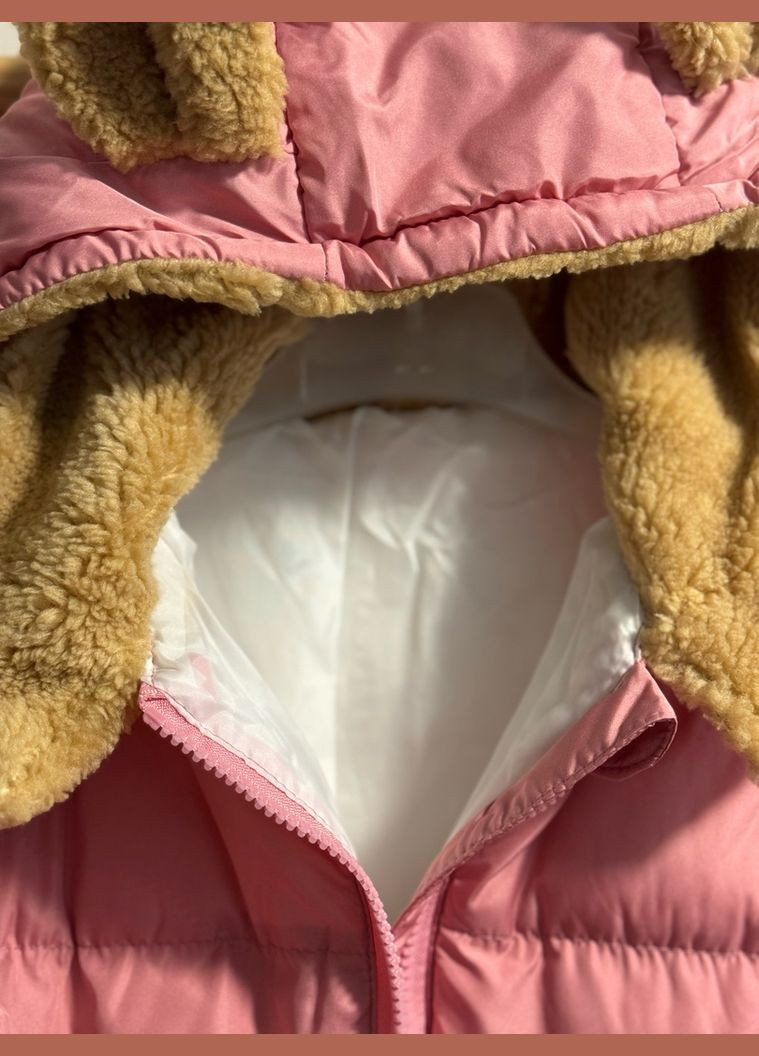 Рожева куртка для дітей єврозима рожева 10603 No Brand