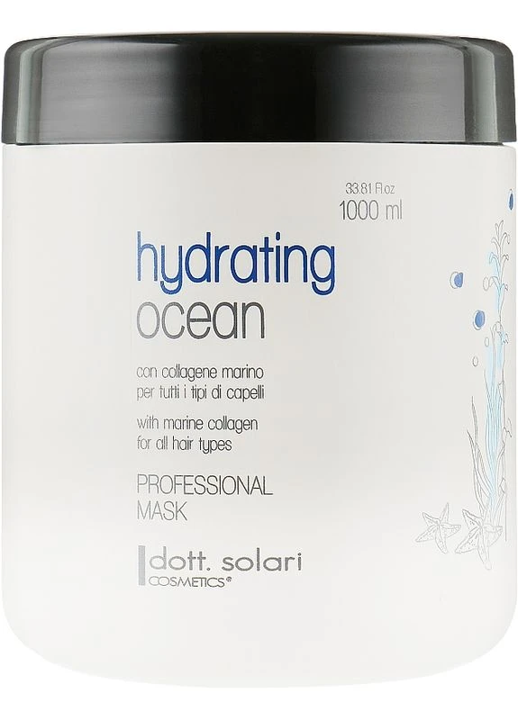 Маска для волосся з морським колагеном Professional Mask Hydrating Ocean 1000ml (2-943623) Dott. Solari (380641959)