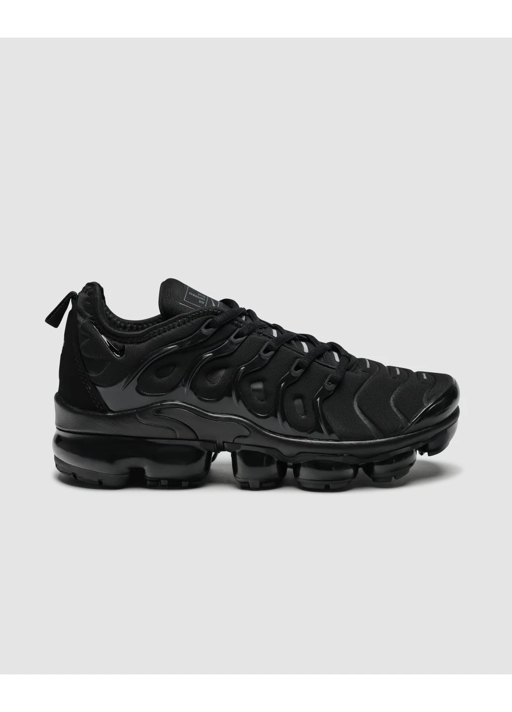 Чорні літні кросівки nike air vapormax plus triple black найк вапормакс No Brand
