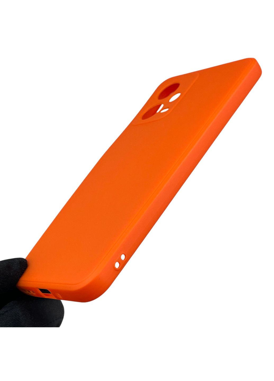 Чехол для Redmi Note 12 5G с квадратными гранями с защитой камеры на сяоми нот 12 5г оранжевый Xiaomi (366019312)