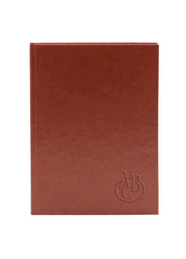 Алфавитная книга А5, 112 листов, линия, обложка балладок, коричневая Фабрика Поліграфіст (281999756)