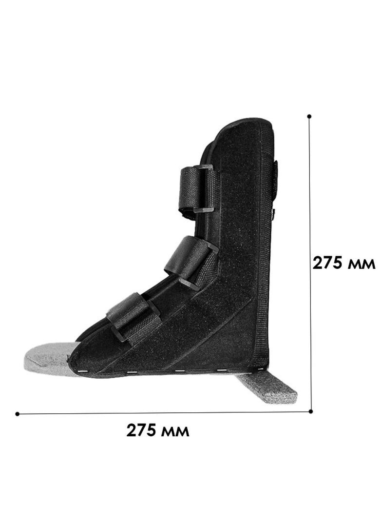 Фіксатор на гомілковостоп DS-65 Adult M деротаційний чобіт із фіксацією повороту стопи 7 шт. Lesko (336198722)