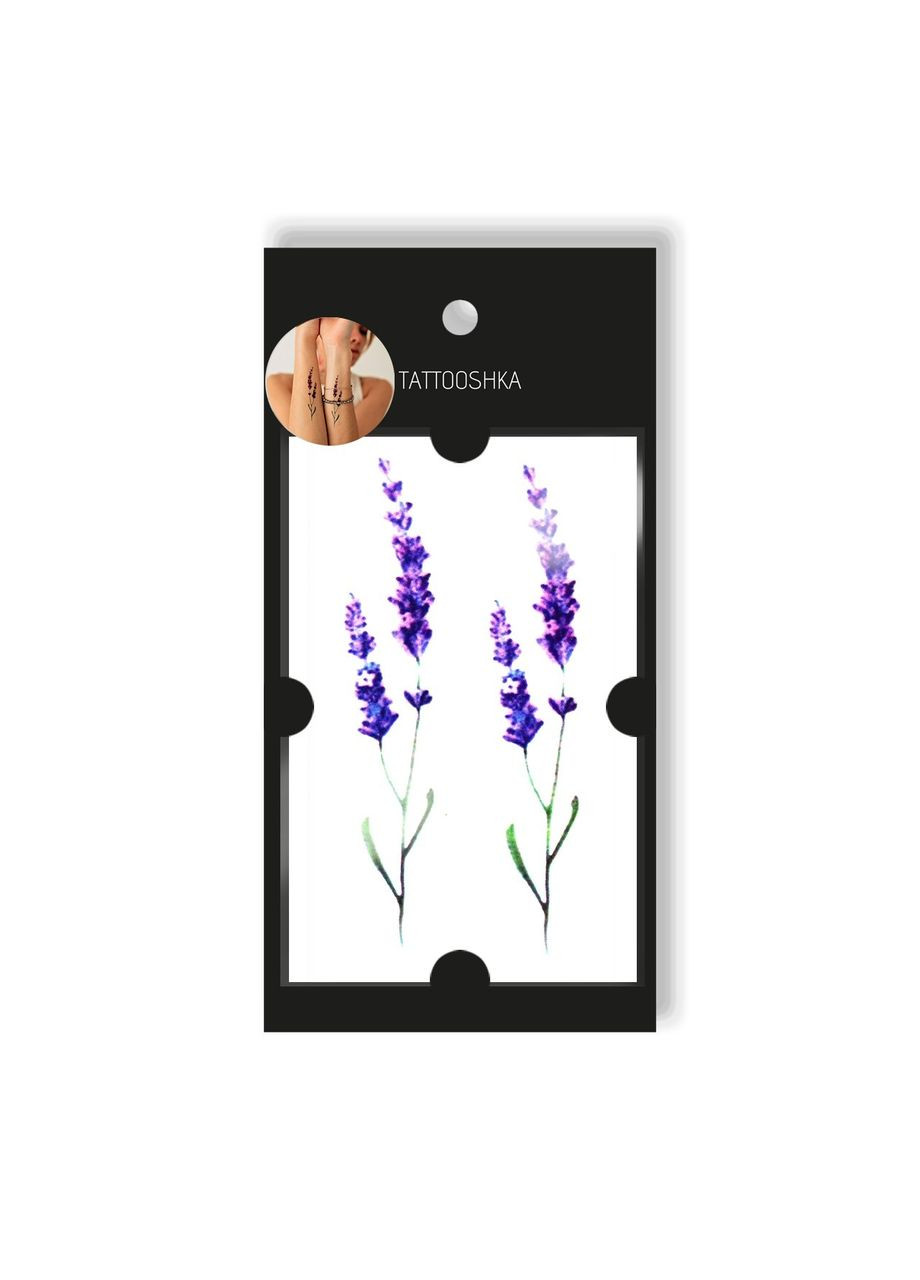 Тимчасове тату "Дві лаванди" Tattooshka (304773709)