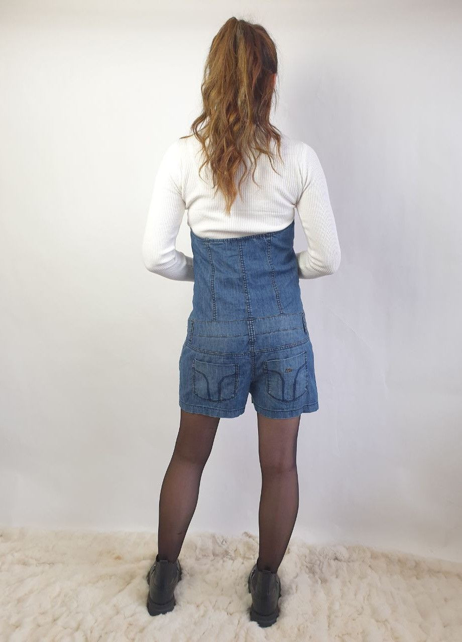 Комбинезон J968OODX9O21 Синий Miss Sixty однотонный синий повседневный хлопок