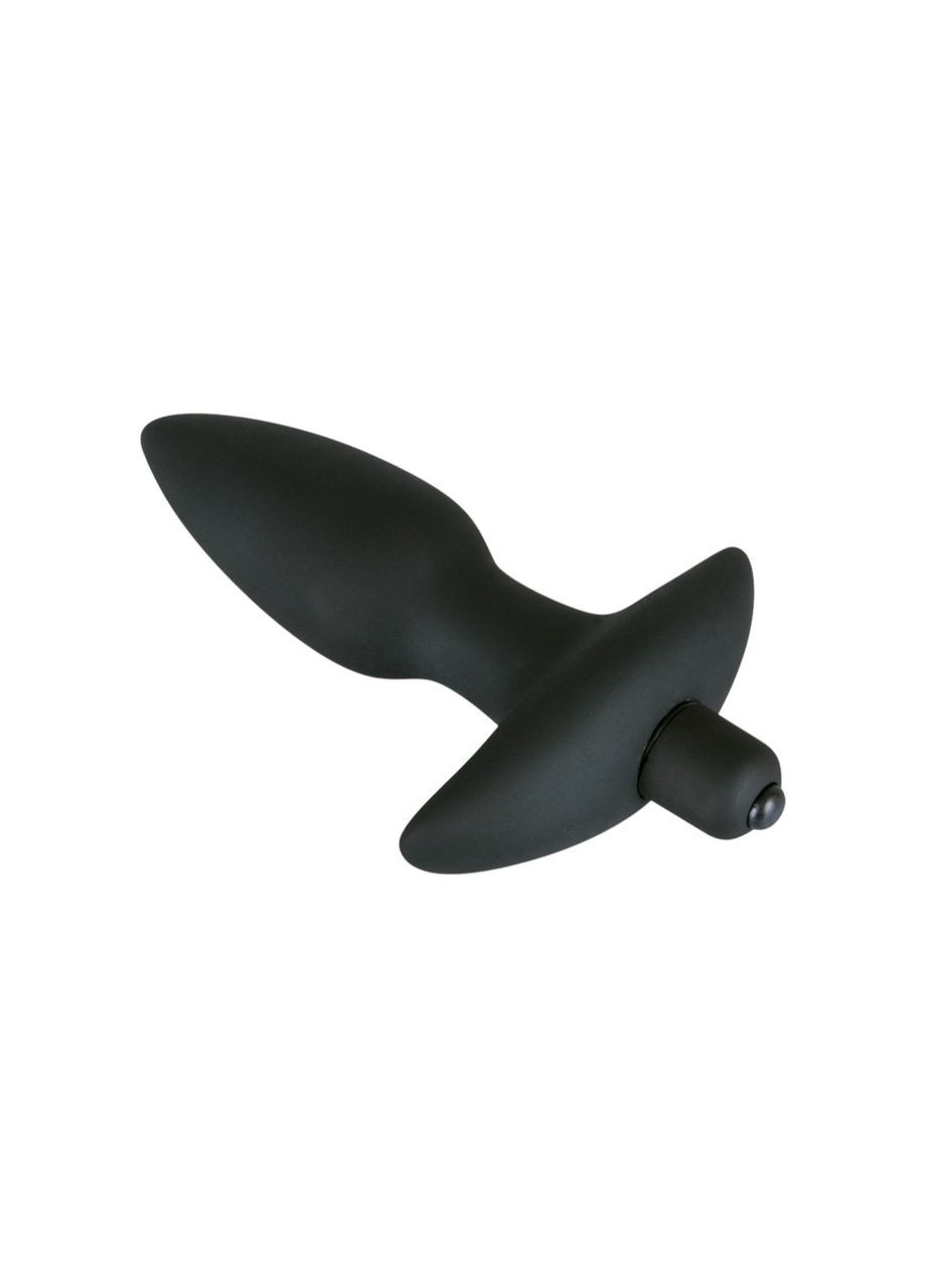 Анальная пробка Black Velvet Vibrating Plug Medium силиконовая с вибрацией для стимуляции Orion (356509018)