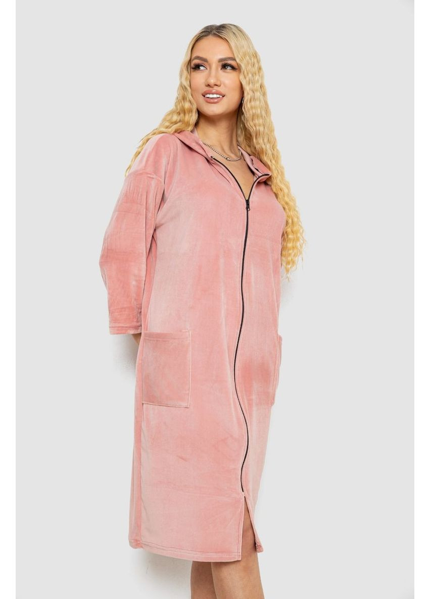 Халат женский велюровый на молнии Sport Line (361149104)