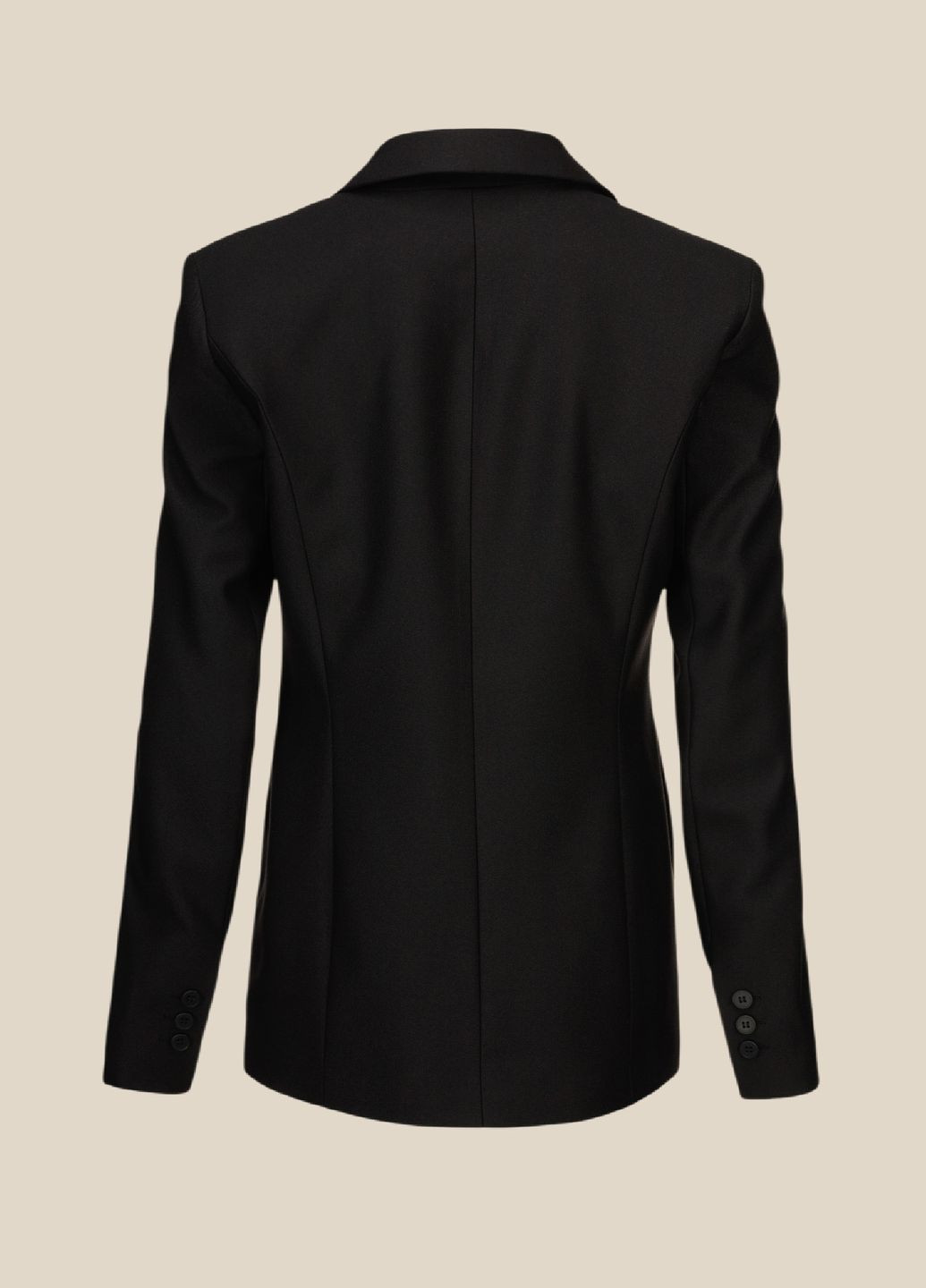 Черный женский пиджак однотонный женский wtc02397 l черный shop (2000990963512) LAWA - всесезон