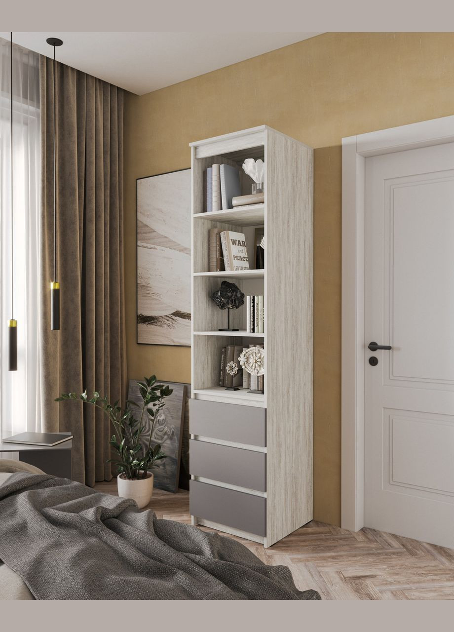 Пенал открытый с шухлядами T-219 Ш500/В2117/Г498 мм MORELI (313587362)