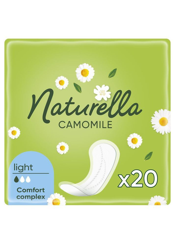 Щоденні гігієнічні прокладки Camomile Light Single 20 шт Naturella (366079711)