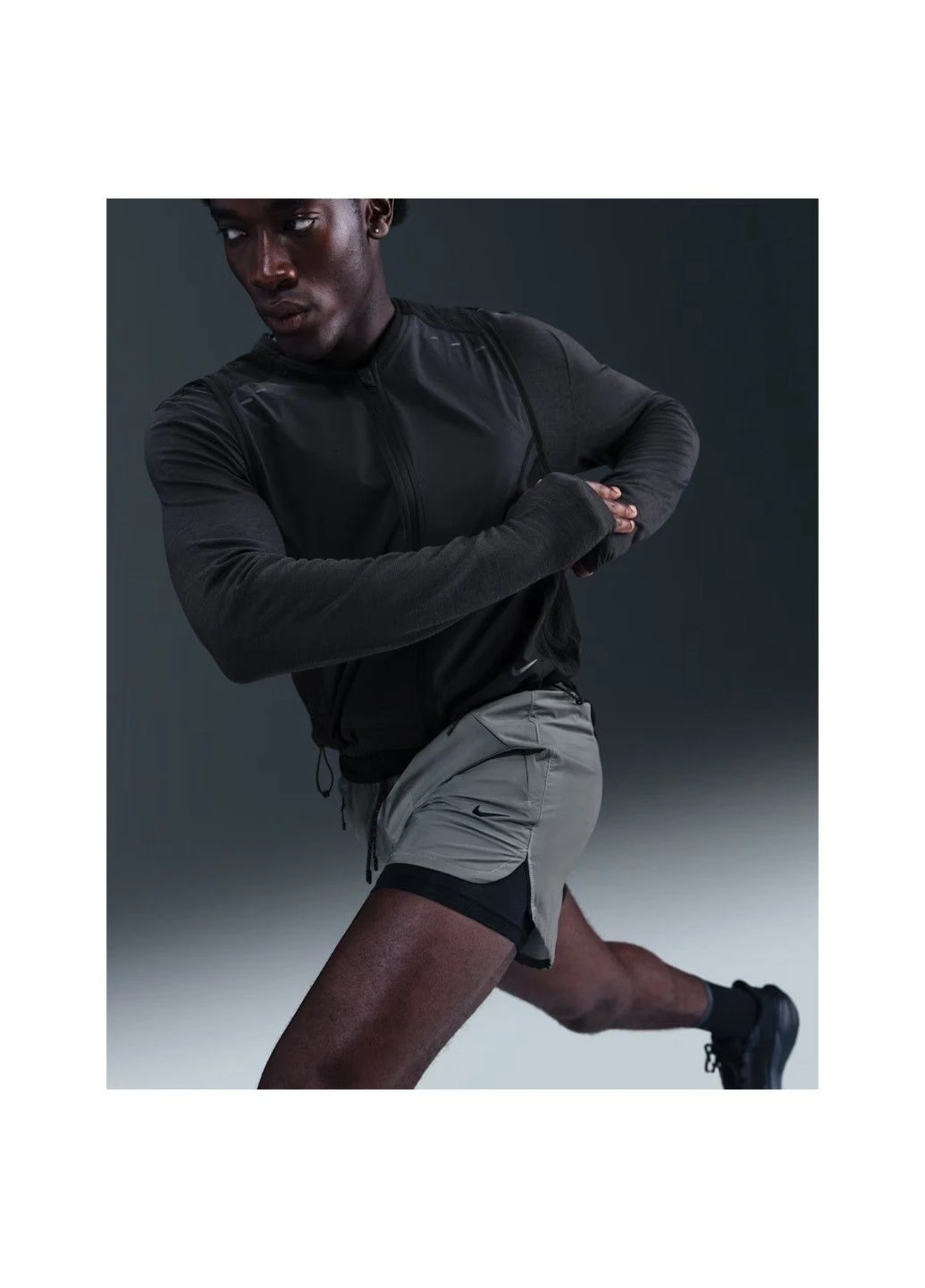 Чоловічі шорти M NK REFLECT 4IN 2IN1 IM6267-010 Nike (391386635)