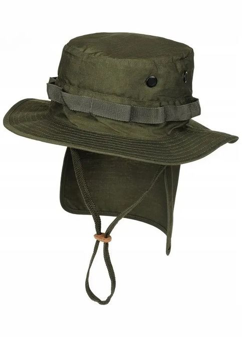 Панама Sturm British Boonie Hat with Neck Flap R/S Olive Mil-Tec (315823039)