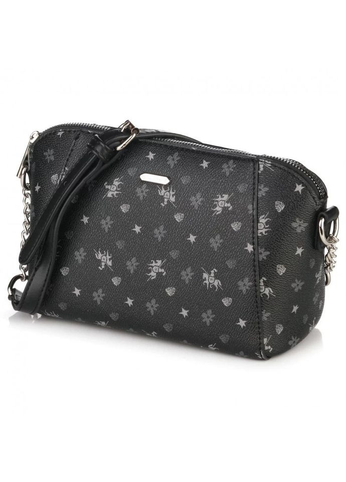 Жіноча сумка через плече (Кросбоді) розмір 20 x 16 x 10 см 21001 чорна David Jones (314874168)