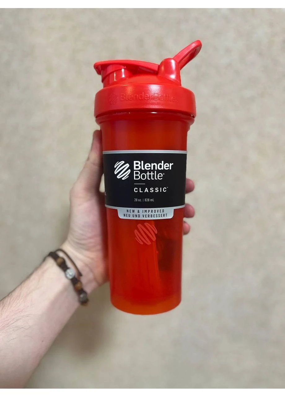 Шейкер спортивний BlenderBottle Classic Loop PRO 28oz/820ml Red (500482) Blender Bottle (389576721)