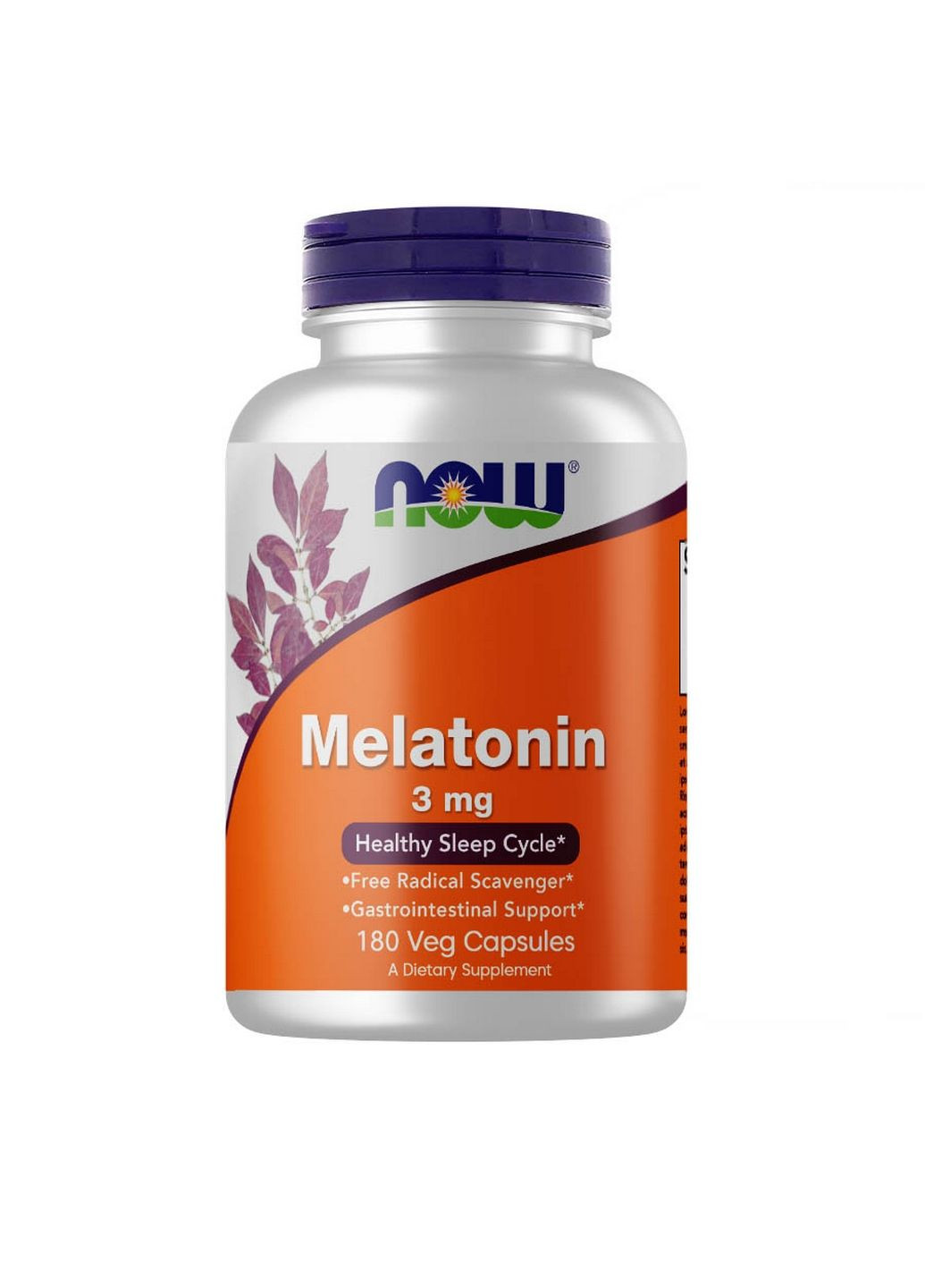Натуральная добавка Melatonin 3 mg, 180 вегакапсул Now (293482923)