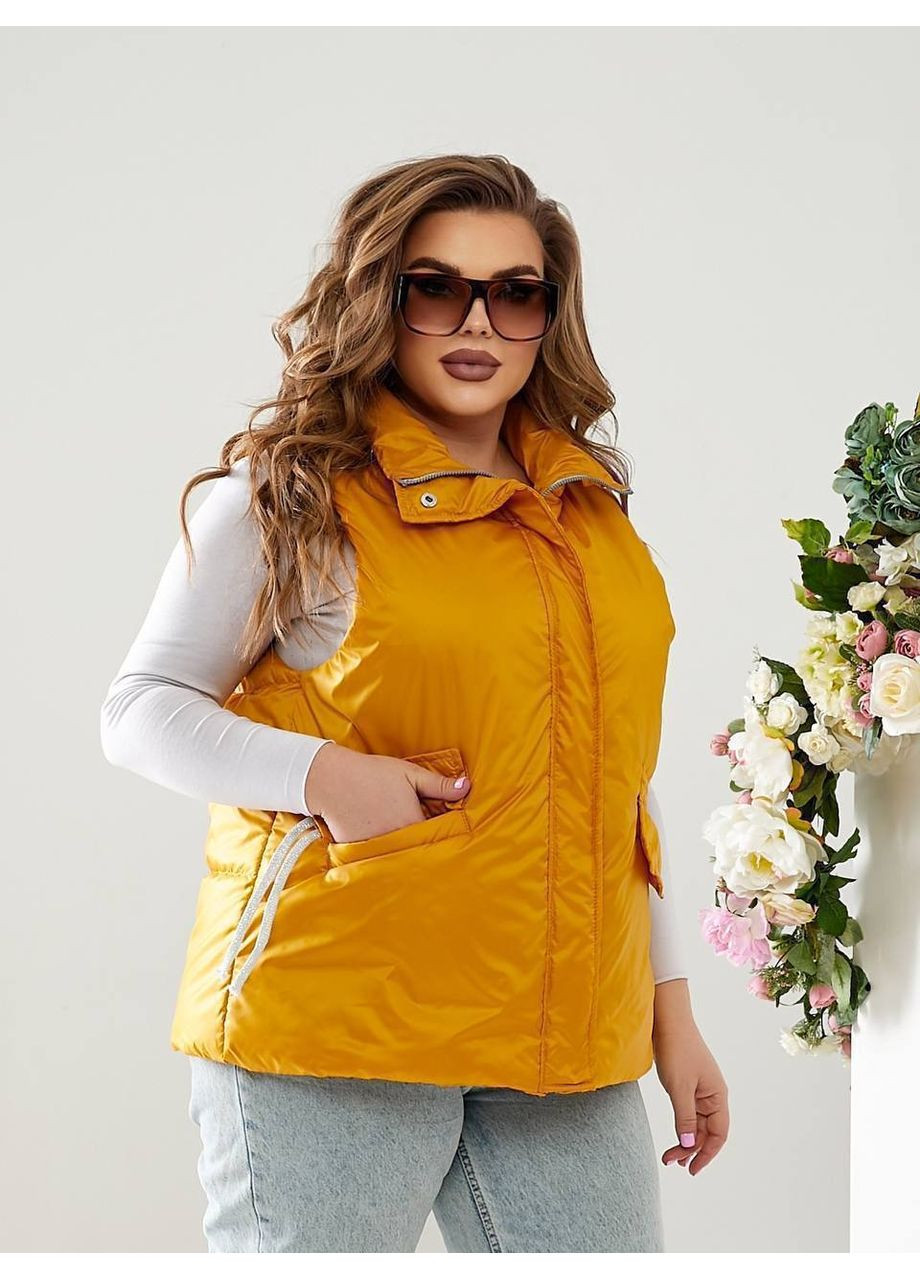 Женская куртка с поясом и принтованной подкладкой | Замеры в описании DK/DL Мода без кордонів (361832277)