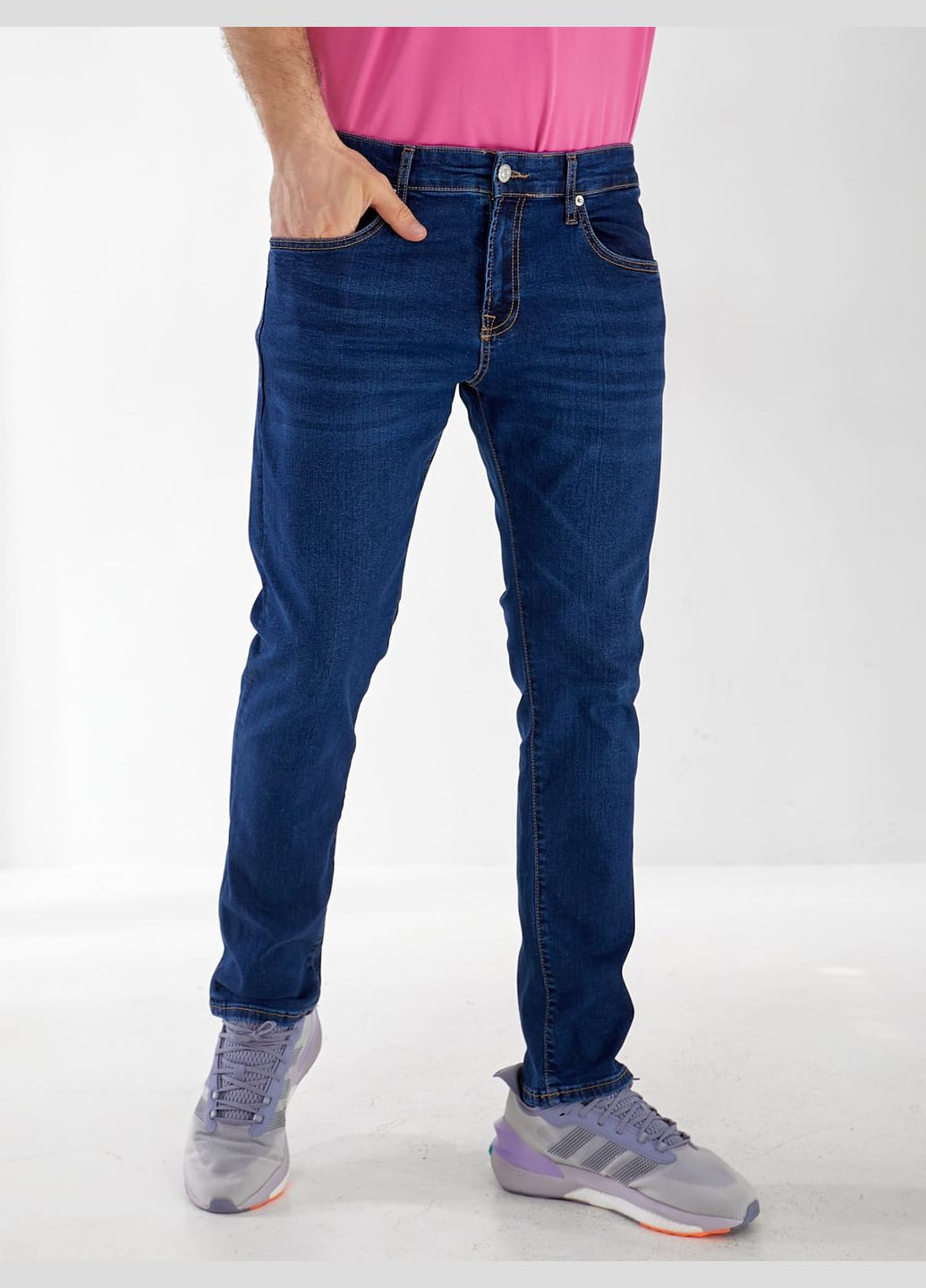 Синие демисезонные джинсы carrie skinny мужские Fashion