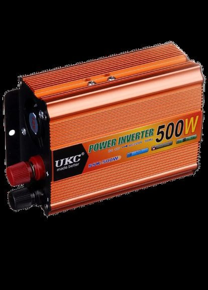 Інвертор автомобільний 500W AC/DC 12-220 V перетворювач напруги (1756375722) UKC (335237561)