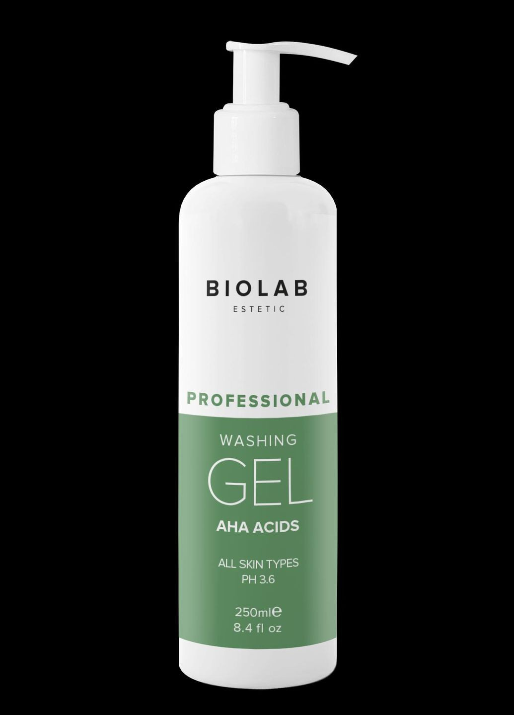 Гель для умывания с кислотами АХА, 250 мл. Biolab смягчение, увлажнение, антибактериальное, восстановление, очищение (335058506)