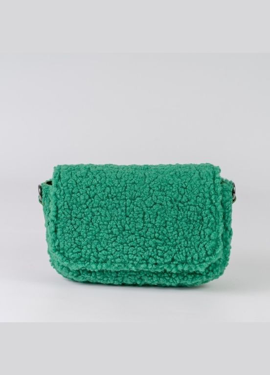 Сумка женска меховая кросс-боди черного цвета на зиму XENIA искусственный мех и экокожа JUGO №36-23 (289869569)