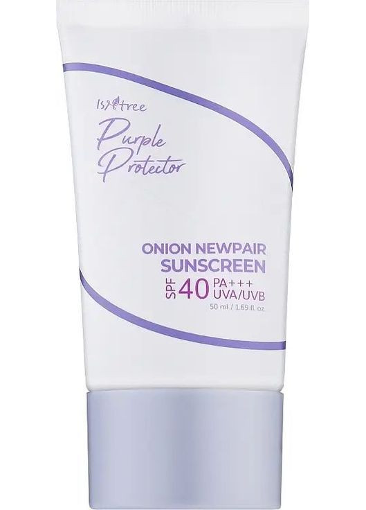 IsnTree Сонцезахисний крем з екстрактом муана 50 мл Onion Newpair Sunscreen SPF/СПФ 40+ PA++++ — Крем, Південна Корея (295550501)