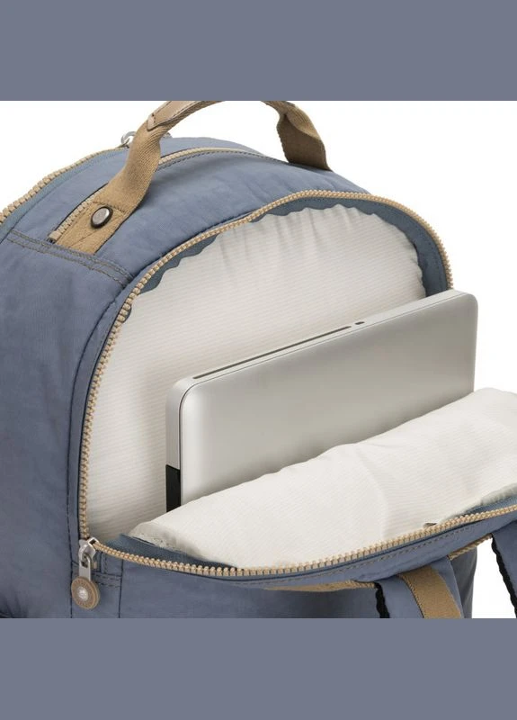 Рюкзак для ноутбука SEOUL XL Stone Blue Bl (L65) KI3864_L65 Kipling (372670348)