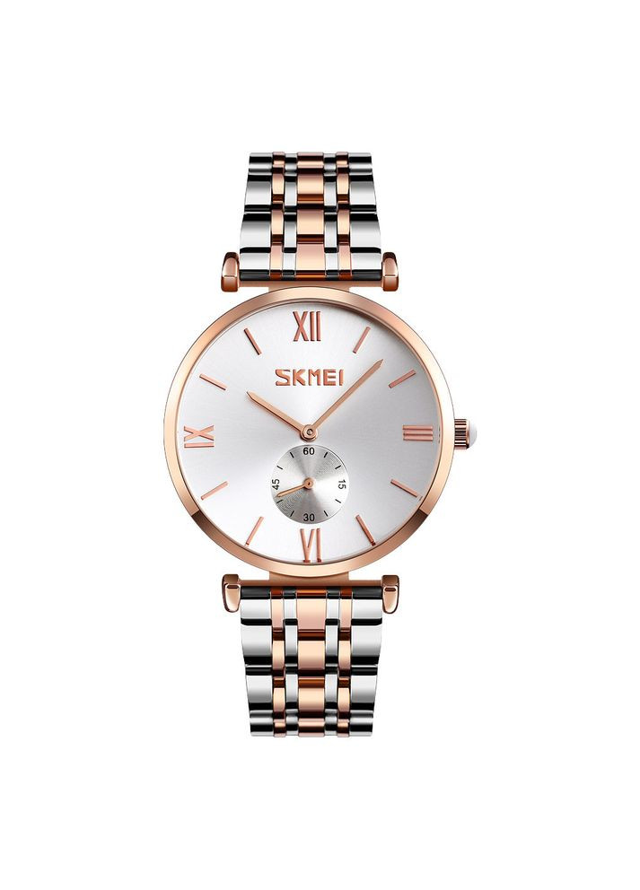 Женские часы 9198TRGSI-B Rose Gold-Silver/Silver MenMen Skmei (356173846)