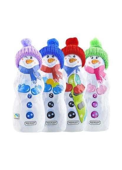 Шоколадный Снеговик Riegelein в шапке 125г. No Brand (330133197)