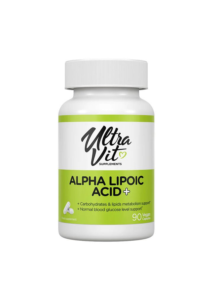 Альфа-липоевая кислота Vp Lab Ultravit Alpha Lipoic Acid+ 90veg caps VPLab Nutrition (288050671)