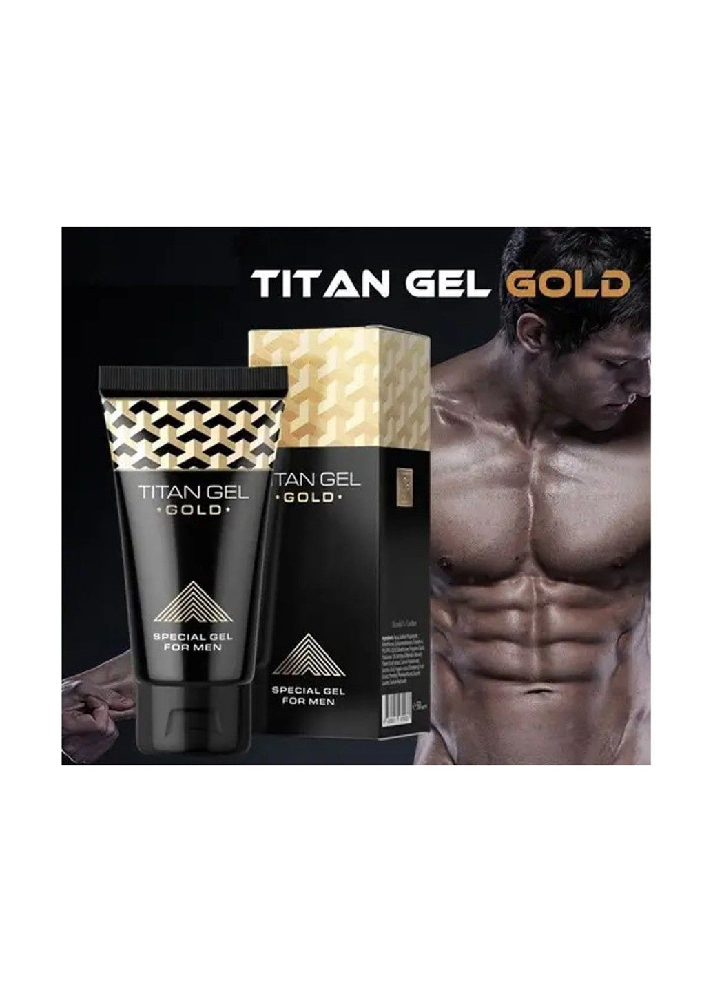 Гель-лубрикант для мужчин Titan Gel Gold 50 мл. CokeLife (284279349)