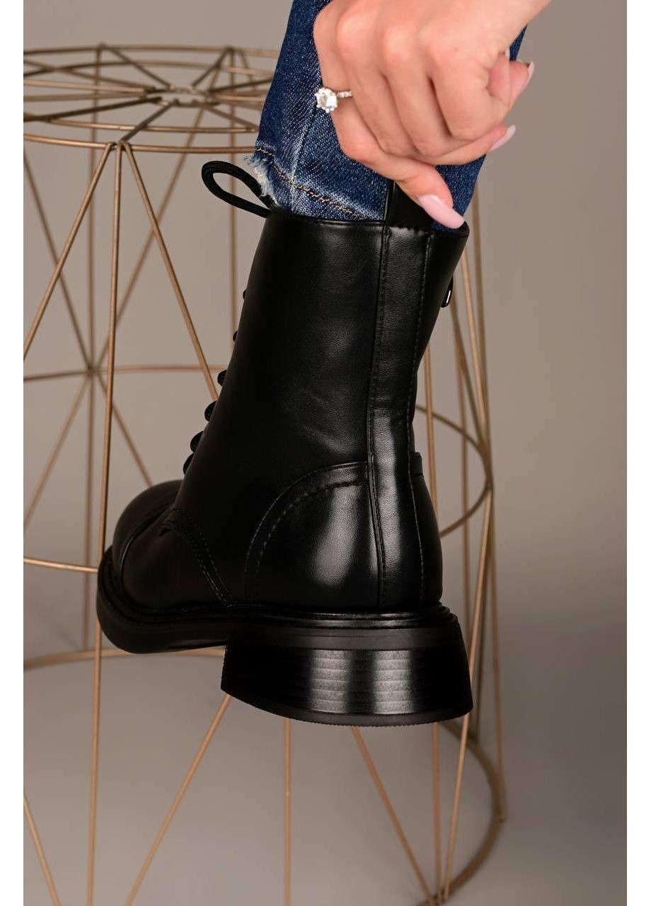 Черевики жіночі демісезонні чорні No Brand Черевики демісезонні жіночі (364487726)