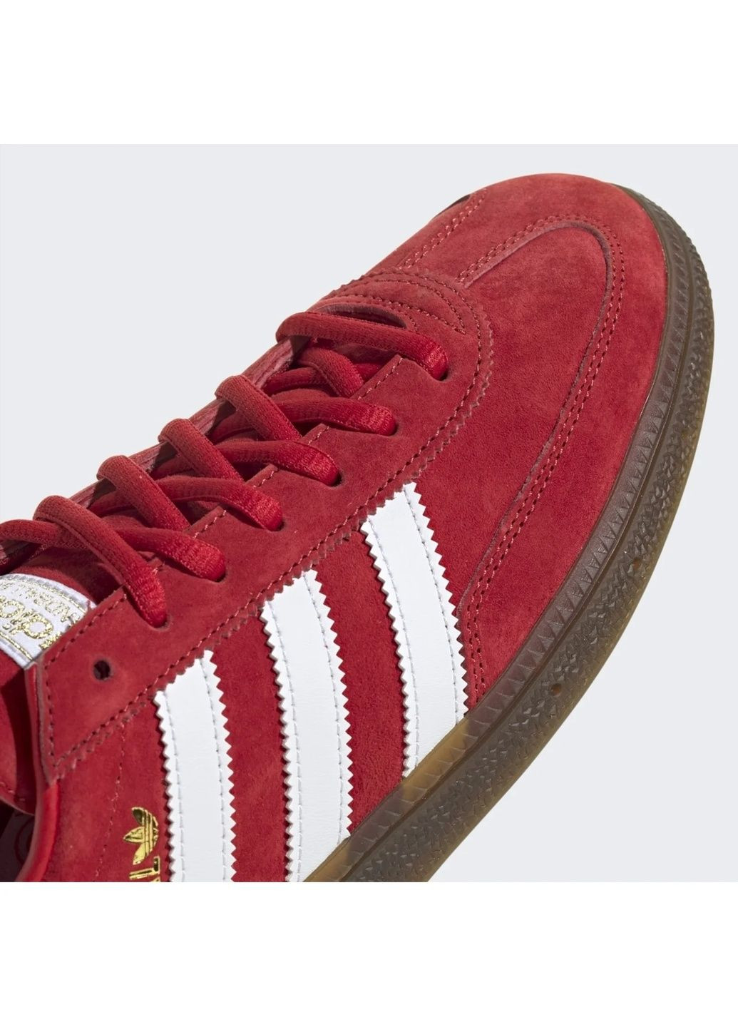 Червоні кросівки чоловічі handball spezial shoes red fv1227 adidas