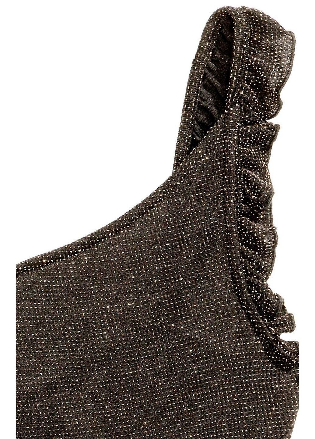 Черное вечернее платье H&M однотонное