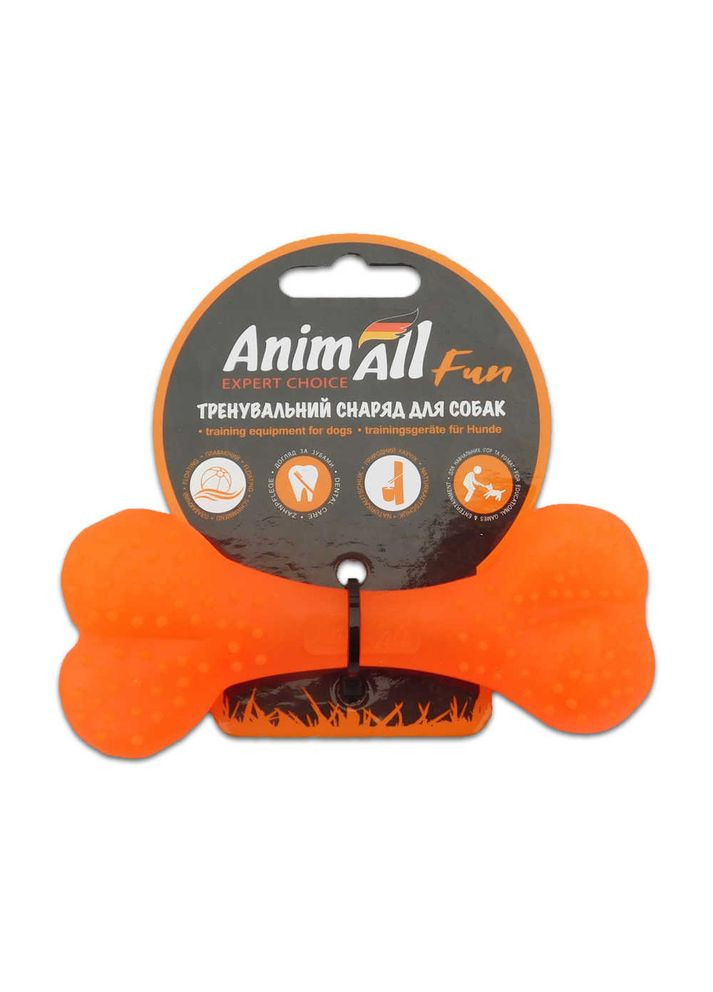 Іграшка Fun кістка, помаранчева, 12 см AnimAll (335005487)
