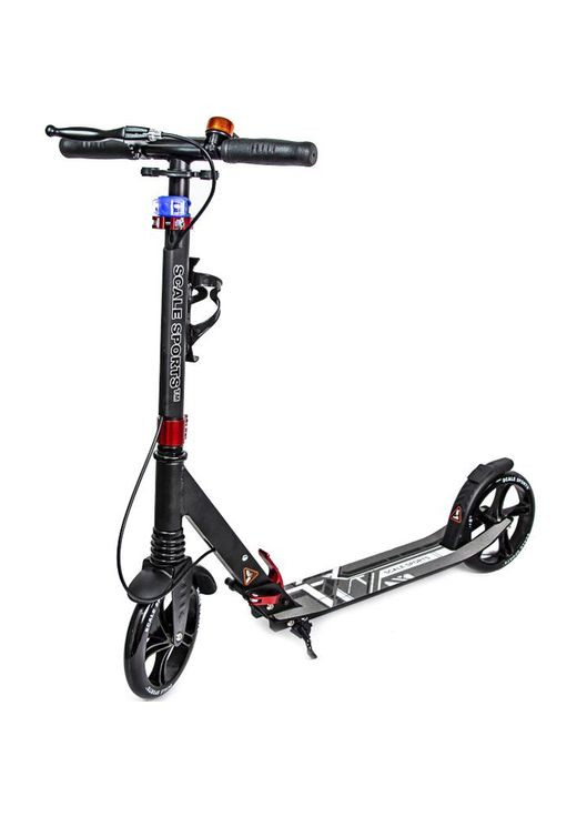 Самокат двоколісний SS-08, ручне гальмо, Led-ліхтарик. Black. (841149788) Scale Sports (340909057)