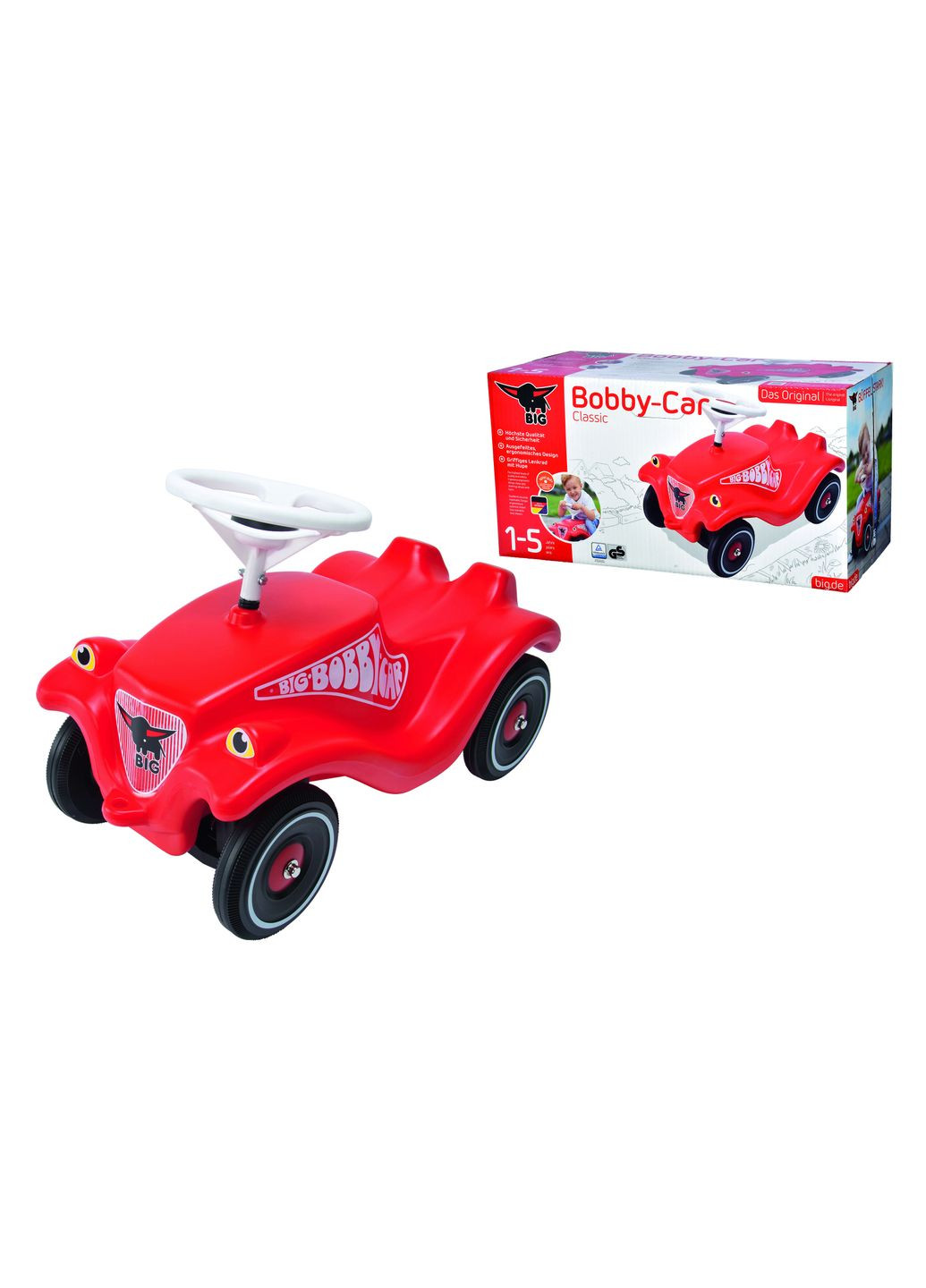 Машинка Bobby-Car-Classic для катания малыша, красный () BIG 000 1303 (361855738)