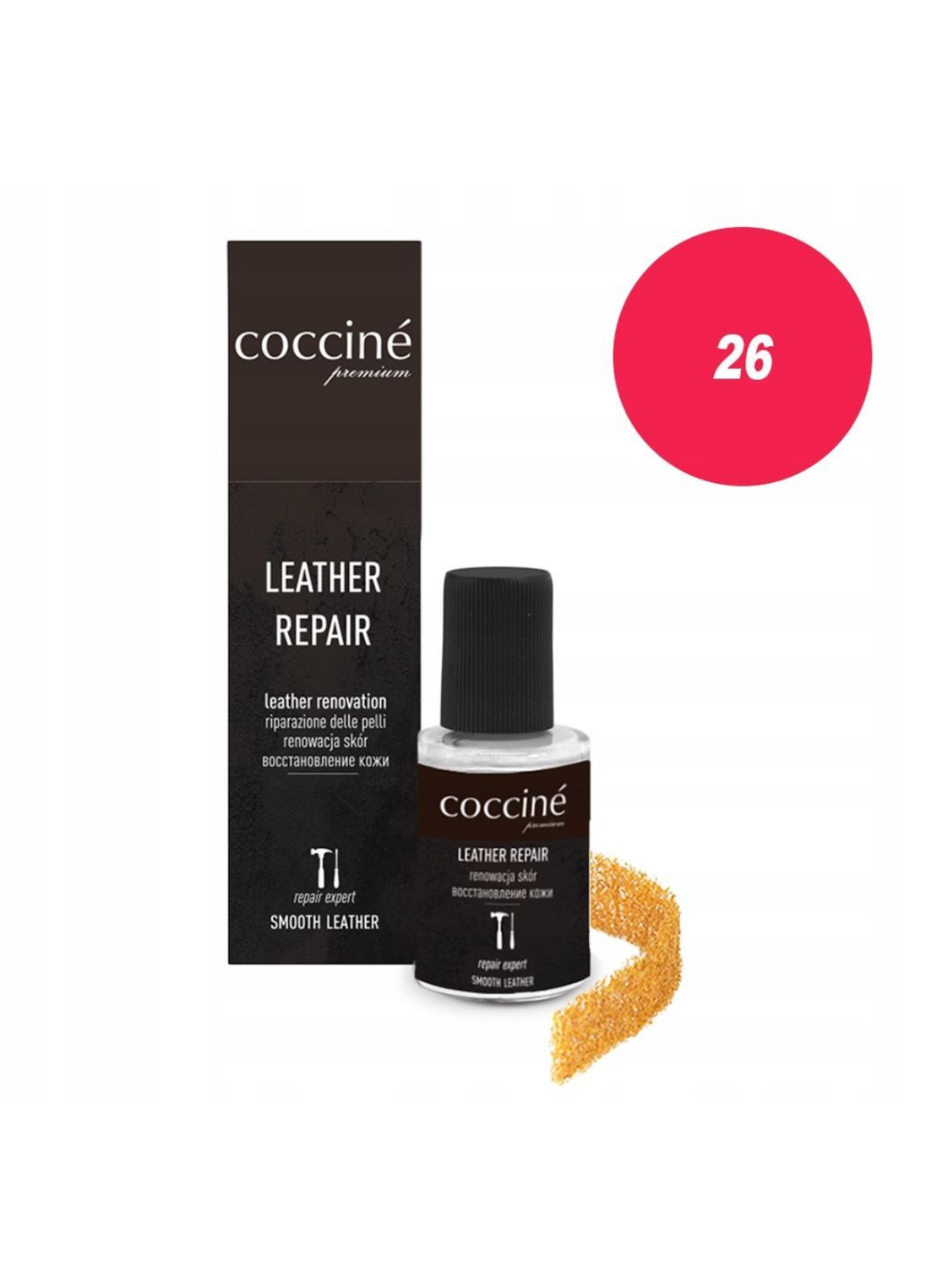 Коректор для відновлення шкіри 10мл Безбарвний №01 Coccine LEATHER RAPAIR (314819302)