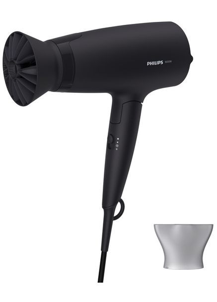 Фен дорожній 3000 Series BHD308/10 1600 Вт чорний Philips (335075914)
