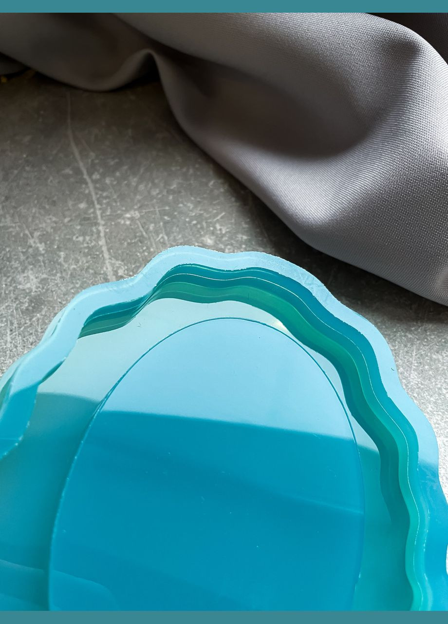 Молд Зеркало большое с ручкой мм силиконовая форма для эпоксидной смолы No Brand (370566804)