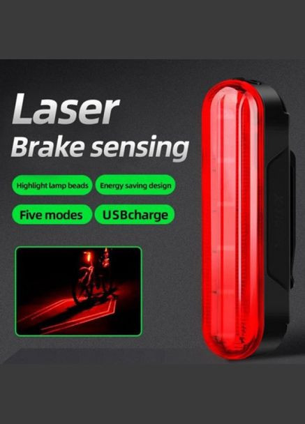 Ліхтар для велосипеда з акумулятором LEADBIKE LD80-6LED, Велоліхтар з QC-336 функцією стоп-сигналу Terra (349511968)