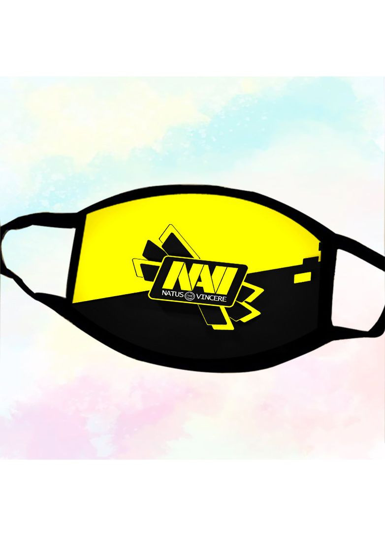 Маска защитная на лицо Дота 2 Нави NAVI косплей 17х11 см (ms112) No Brand (360802056)