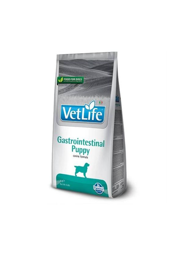 Сухой лечебный корм для собак Vet Life Gastrointestinal Puppy диетпитание для щенков при заболевании ЖКТ 2 кг (8010276036940) Farmina (279565849)