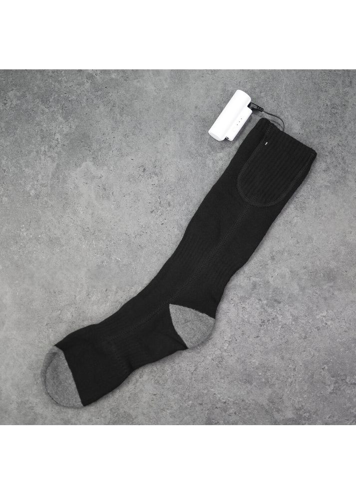 Чёрные термоноски с подогревом hot черный Pobedov однотонные (316301569)