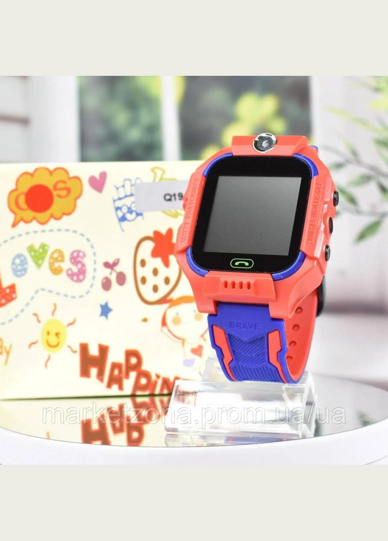 Дитячий cмарт годинник Q Smart Baby прослуховування камера відстеження із сім картою червоний Smart Baby Watch (334314607)