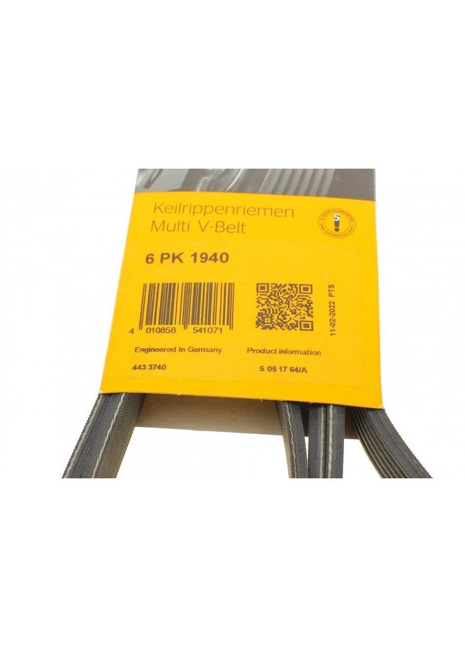 Ремінь генератора Infiniti FX/M45/Lexus GS/Mitsubishi Outlander 1.8-4.5 93- CONTINENTAL 6PK1940 (opt-om) ContiTech (366206970)