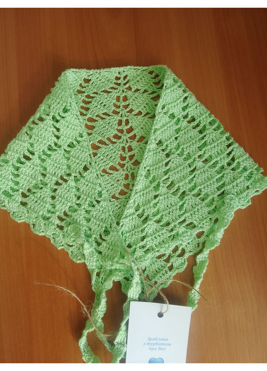 Вязаный платок "Листочки" IVGAM (362049936)