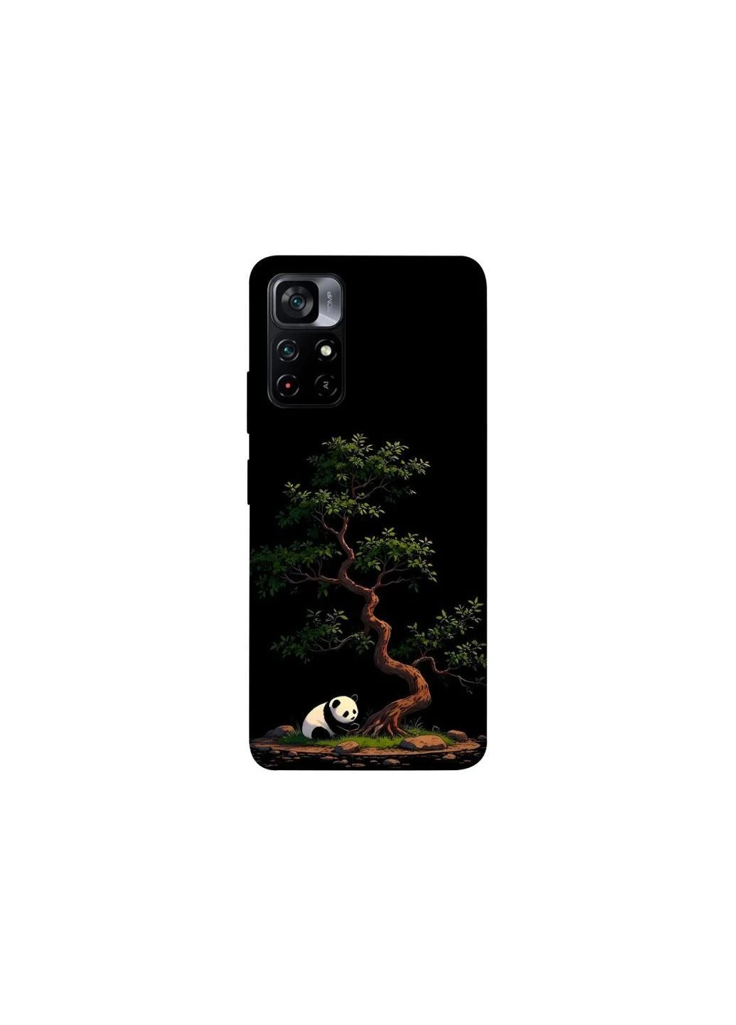 Чохол на Xiaomi Poco M4 Pro 5G Panda and tree Frontalka (386008577)