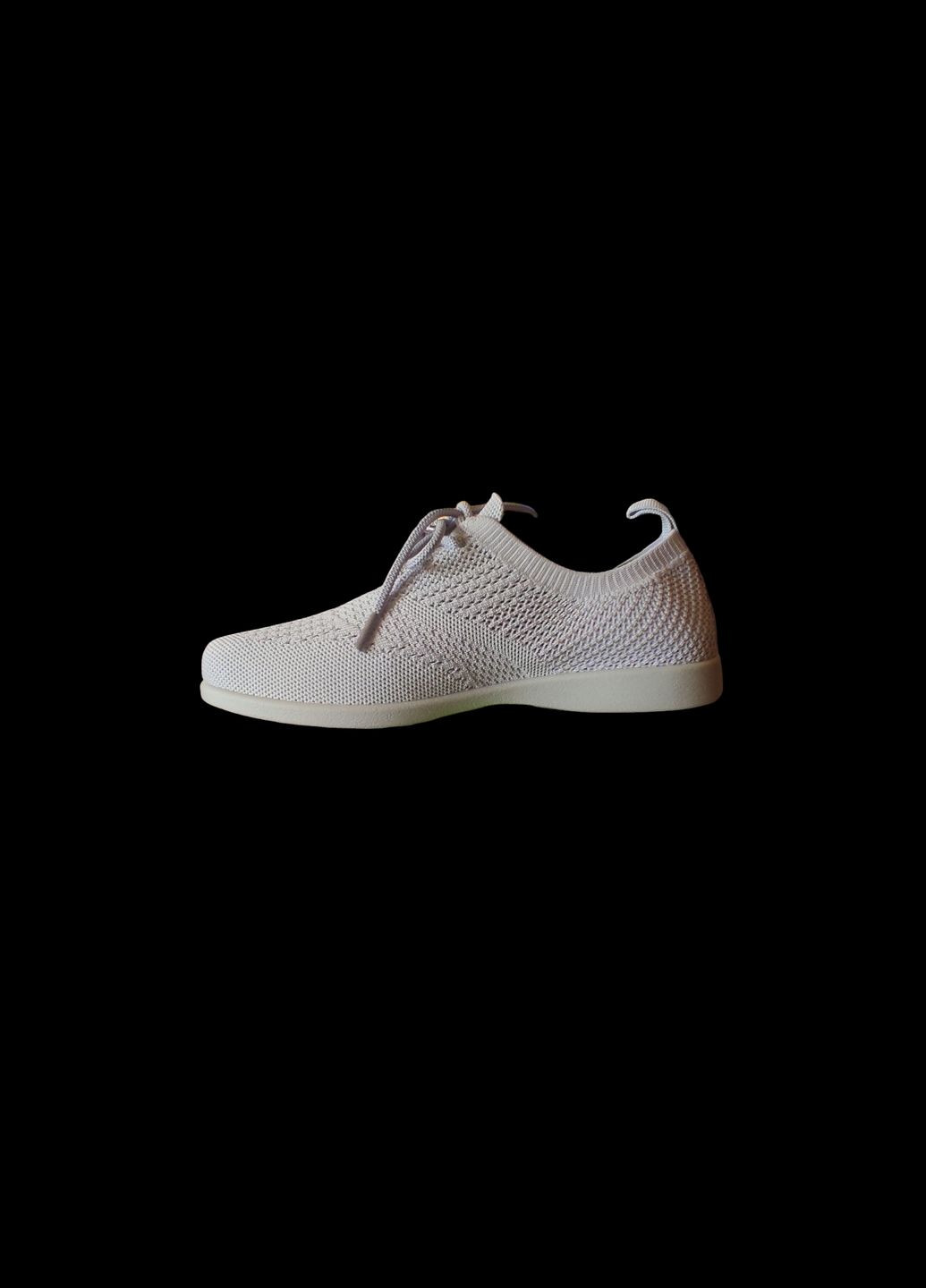 Жіночі кросівки сірі - текстильні, на шнурках, середня стопа, легкі та зручні No Brand сірі літо (340464656)