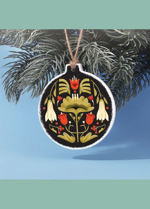 Набір з 4 ялинкових прикрас Зростання Gifty 4923 (300358828)