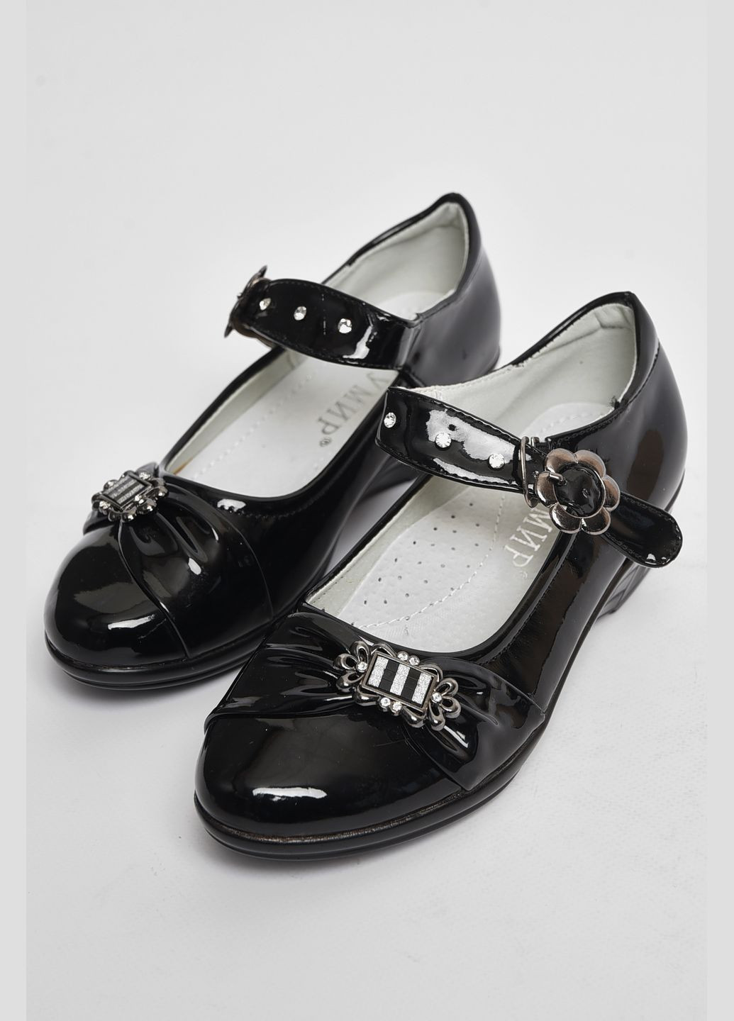 Туфлі для дівчинки чорного кольору Let's Shop (289456943)
