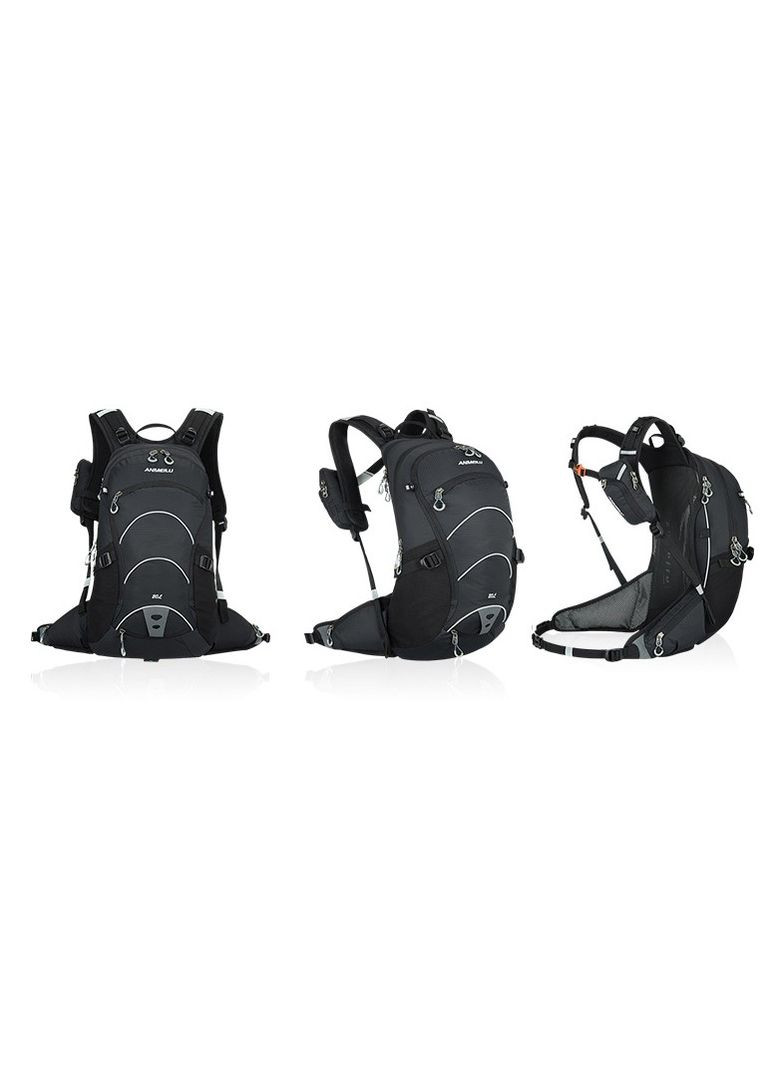 Рюкзак 20L для велоспорта и туризма, каркасная спинка (1023), Черный Anmeilu (322280586)